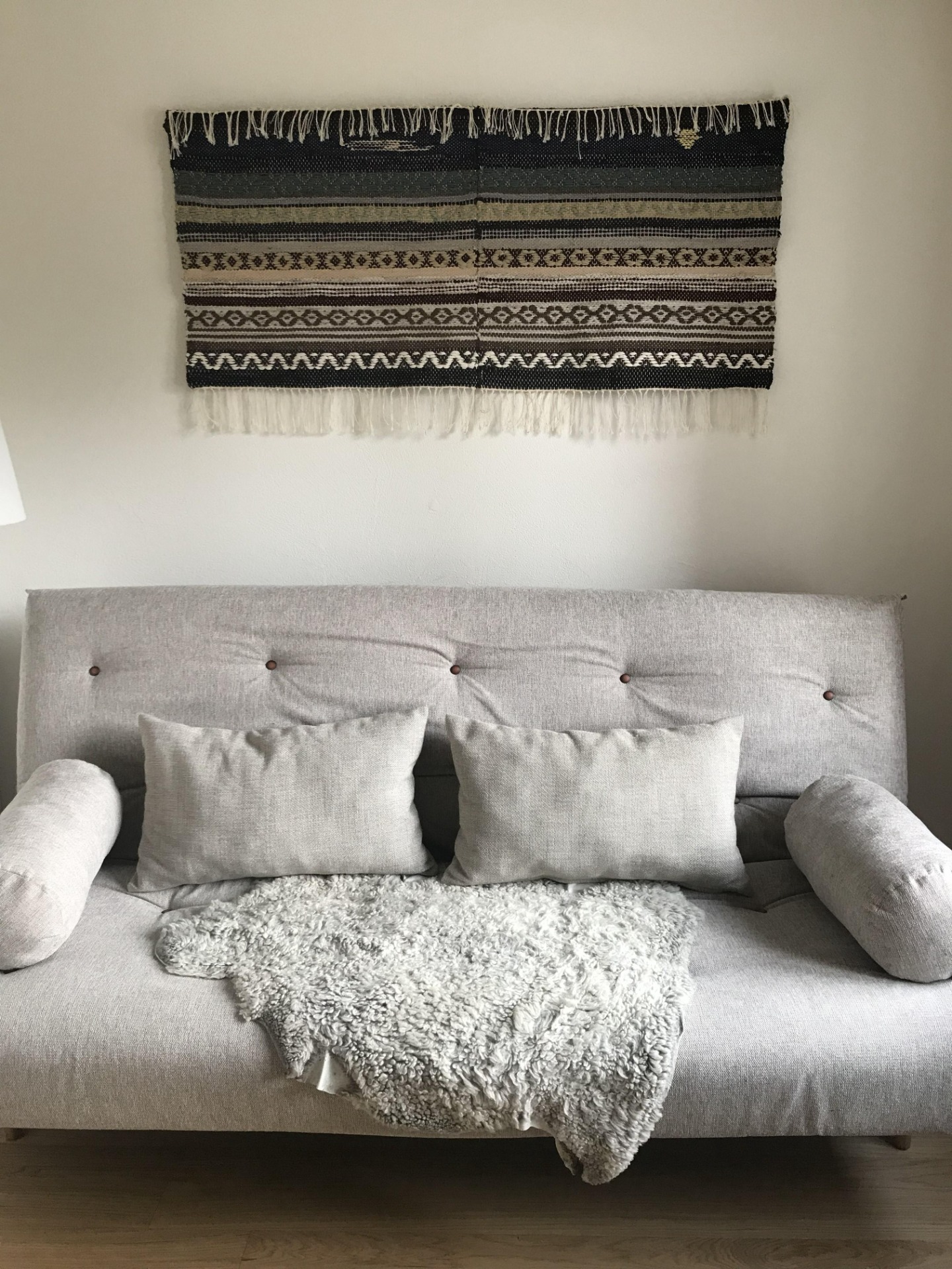 Här är mattan på plats